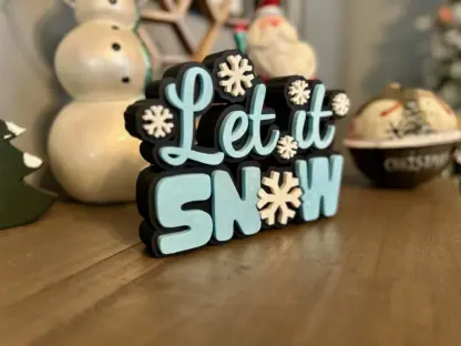 Let It Snow 3D Decoration - Image 2