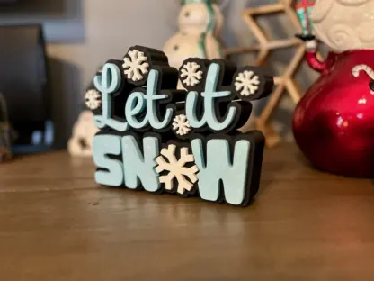 Let It Snow 3D Decoration - Image 3