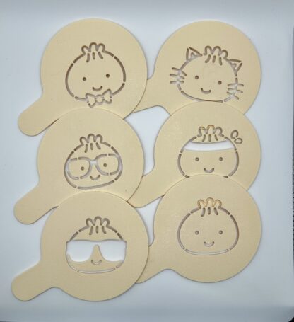 Cappuccino / Latte Dumpling Stencil Set