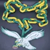 Eagles Throwback Logo Oversized Chain