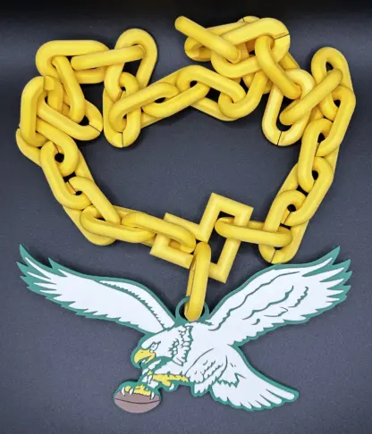 Eagles Throwback Logo Oversized Chain - Image 2