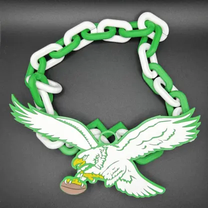 Eagles Throwback Logo Oversized Chain - Image 3