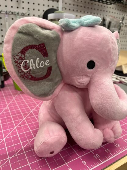 Personalized Elephant Baby Birth Announcement Keepsake - Image 8
