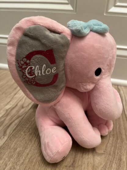 Personalized Elephant Baby Birth Announcement Keepsake - Image 4
