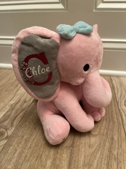 Personalized Elephant Baby Birth Announcement Keepsake - Image 3