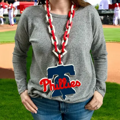 Phillies Premium Oversized Bell Logo Chain - Image 2