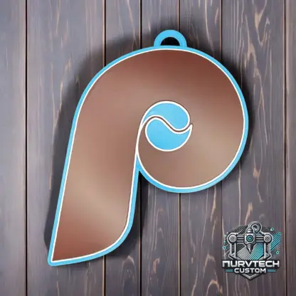 Phillies Premium Oversized Retro Logo Chain - Image 3