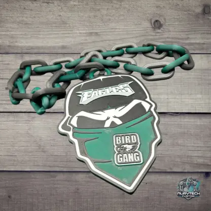 Eagles Bird Gang Skull Oversized Chain - Image 3