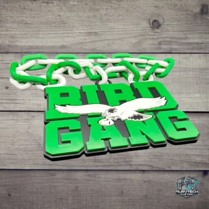 Eagles Bird Gang Throwback Oversized Chain - Image 2