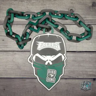 Eagles Bird Gang Skull Oversized Chain