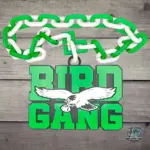 Eagles Bird Gang Throwback Oversized Chain